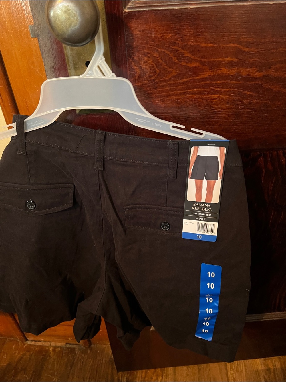 Banana Republic Black Women's Stretch Chino Bermuda Shorts
